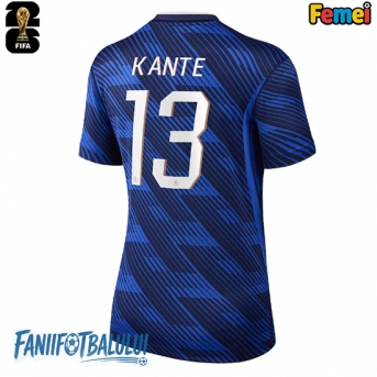 Franța Kante #13 Echipament de Fotbal Replică Mondial 2026 Femei Acasa